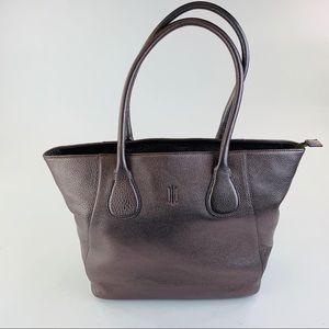 SALE Hobbs London Adlington Pewter Tote Handbag